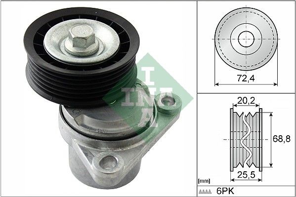INA Braccio tenditore, Cinghia Poly-V 534 0326 10 534 0326 10 Tenditore cinghia servizi INA MAZDA 3 costo