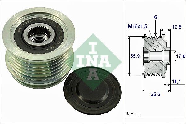 INA Generatorfreilauf 535 0041 10 INA 535 0041 10 FORD TOURNEO CUSTOM Freilauf Lichtmaschine Kosten