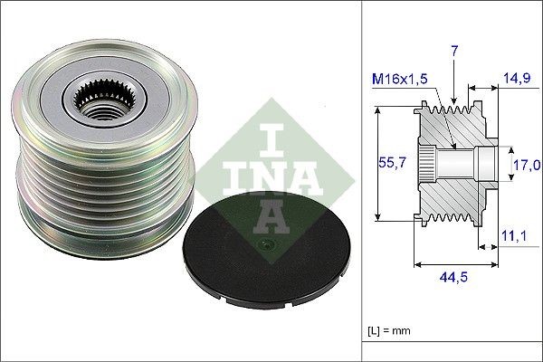 INA Generatortomgang 535 0042 10 Reimhjul dynamo INA CLA 535 0042 10 billige