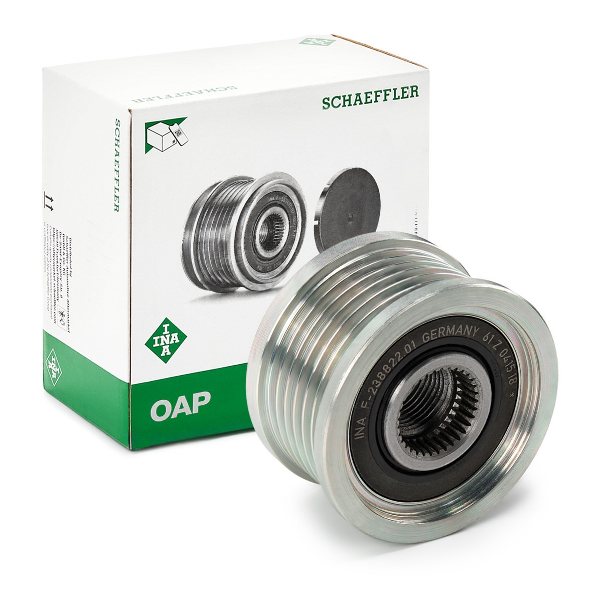 INA Voľnobeżka alternátora 535 0112 10 INA 535 0112 10 Voľnobeżka alternátora OPEL Kadett E Caravan (T85) 1.3 (C15, C35, D15, D35) 68 KS 1987