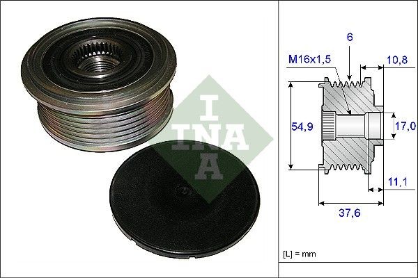 INA Dispositivo ruota libera alternatore 535 0123 10 INA 535 0123 10 Dispositivo ruota libera alternatore MERCEDES-BENZ W124 Sedan (W124) 300 D 4-matic (124.330) 113 CV 1991