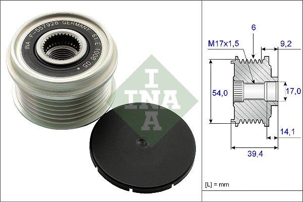INA Dispositivo ruota libera alternatore 535 0151 10 535 0151 10 costo Puleggia alternatore BMW X4 INA