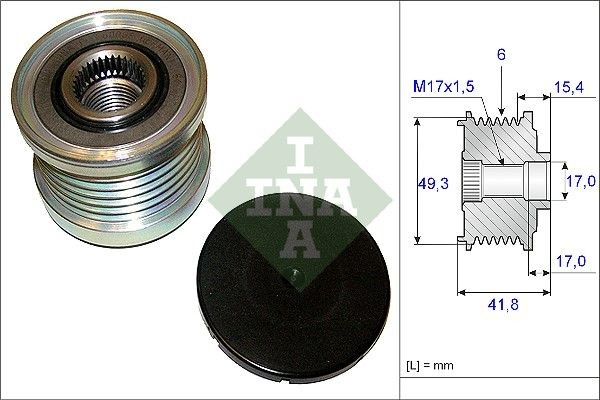INA Vapaakytkin 535 0193 10 DS3 Hatchback laturin osat INA 535 0193 10