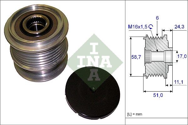 INA Vapaakytkin 535 0200 10 535 0200 10 INA Laturin osat VOLVO XC70