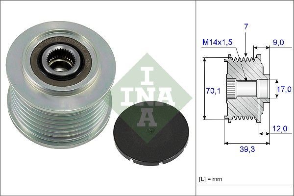 INA Dispositivo ruota libera alternatore 535 0214 10 Dispositivo ruota libera alternatore INA 535 0214 10 Kit riparazione Honda Civic 9 Tourer prezzo