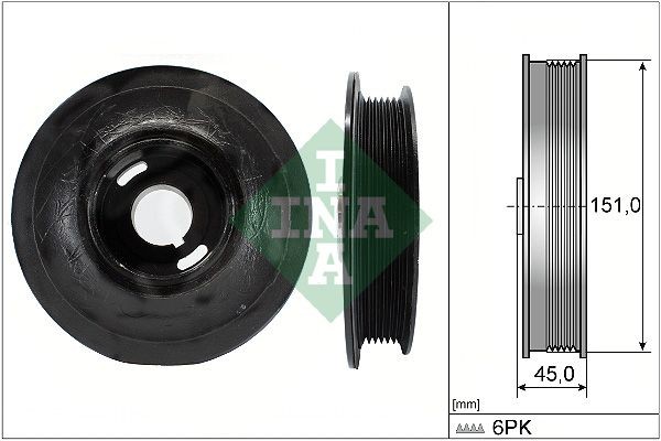 INA Puleggia cinghia albero a gomiti 544 0072 10 INA 544 0072 10 costo Puleggia albero motore CHEVROLET Equinox III originale