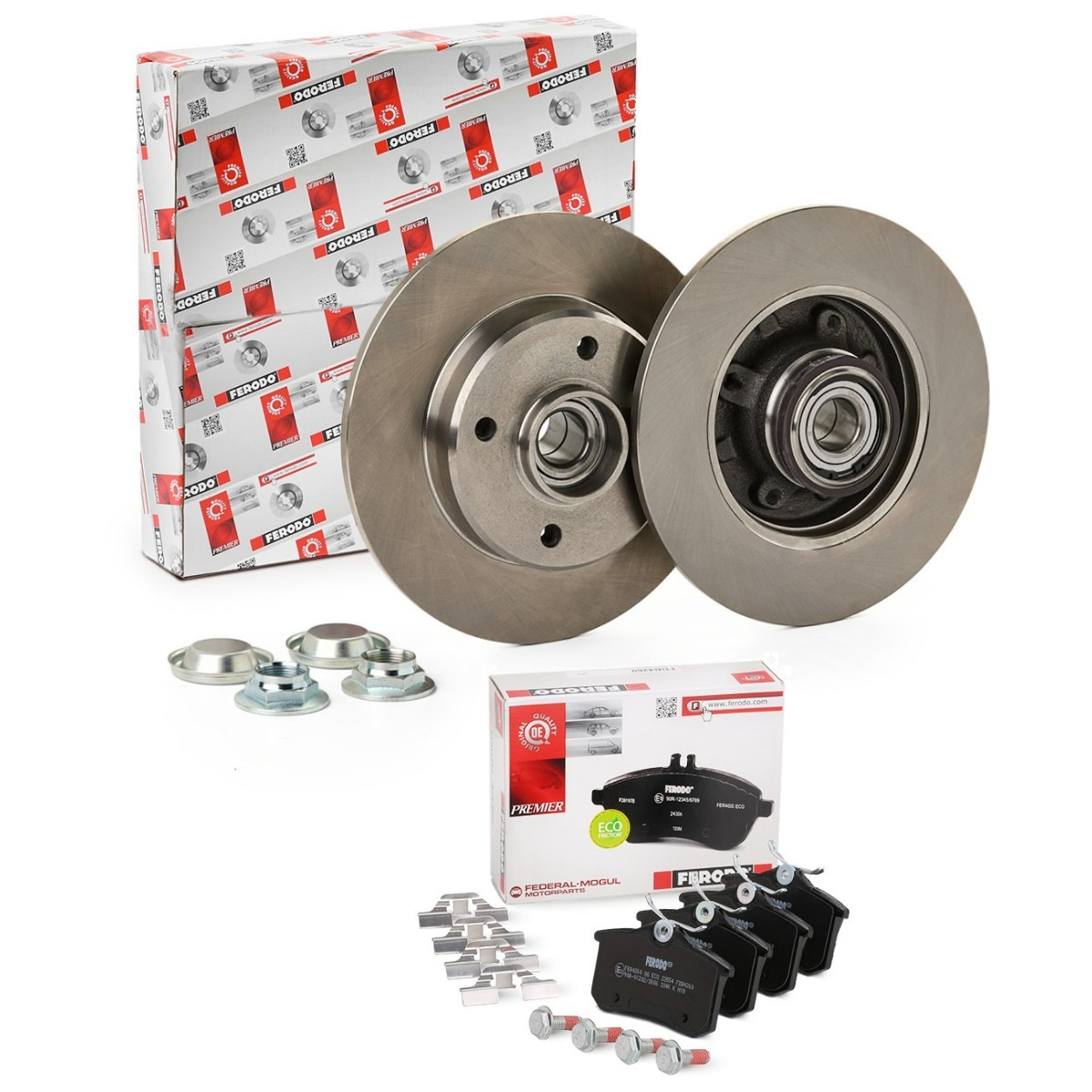 Pidurikomplekt, ketaspidur FERODO FRD3405N0007 FERODO FRD3405N0007: Pidurikomplekt Peugeot 307 2007