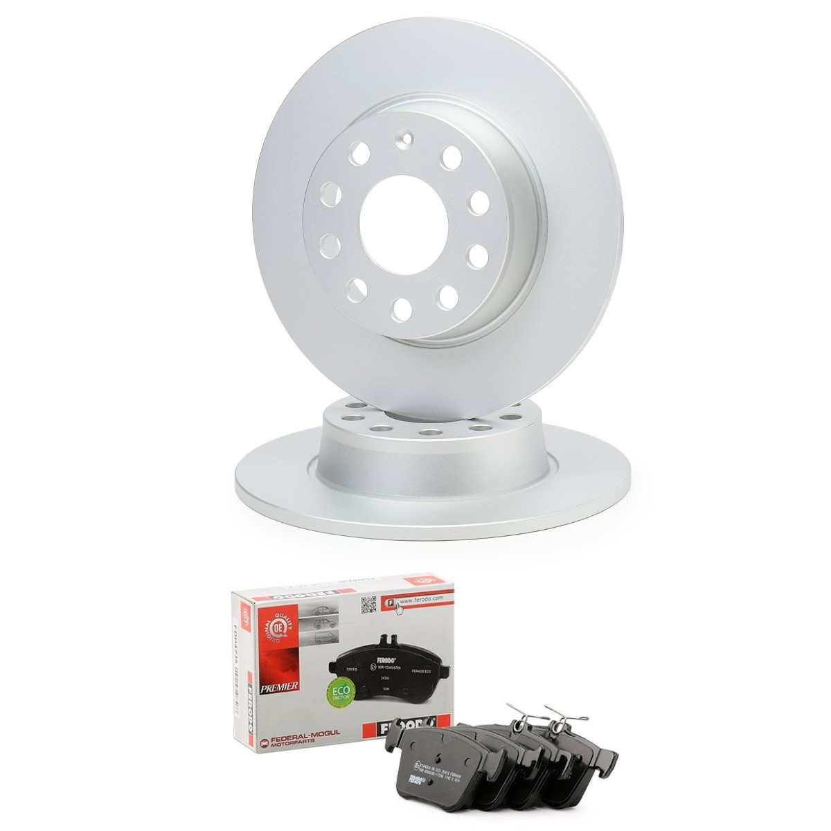 Bremžu komplekts, Disku bremzes FERODO FRD3405N0021 FERODO FRD3405N0021 Bremžu komplekts Volkswagen TOURAN 2020