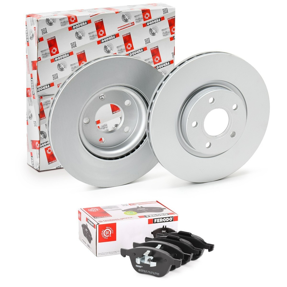 Pidurikomplekt, ketaspidur FERODO FRD3405N0037 FERODO FRD3405N0037: Pidurikomplekt Ford FOCUS 2009