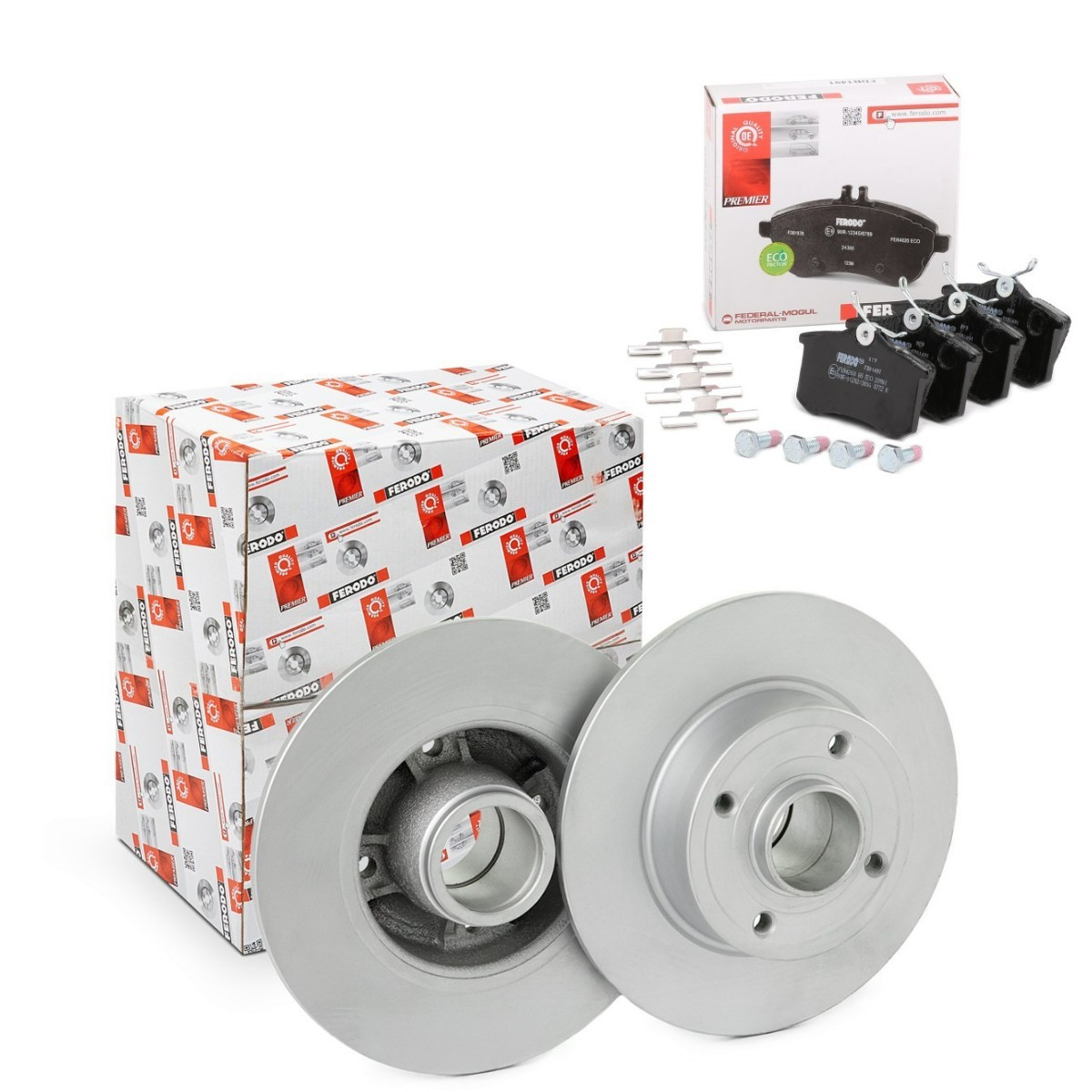 Kit de travões FERODO FRD3405N0038 FERODO PREMIER ECO FRICTION FRD3405N0038: Discos e pastilhas de travão Renault MEGANE 2022