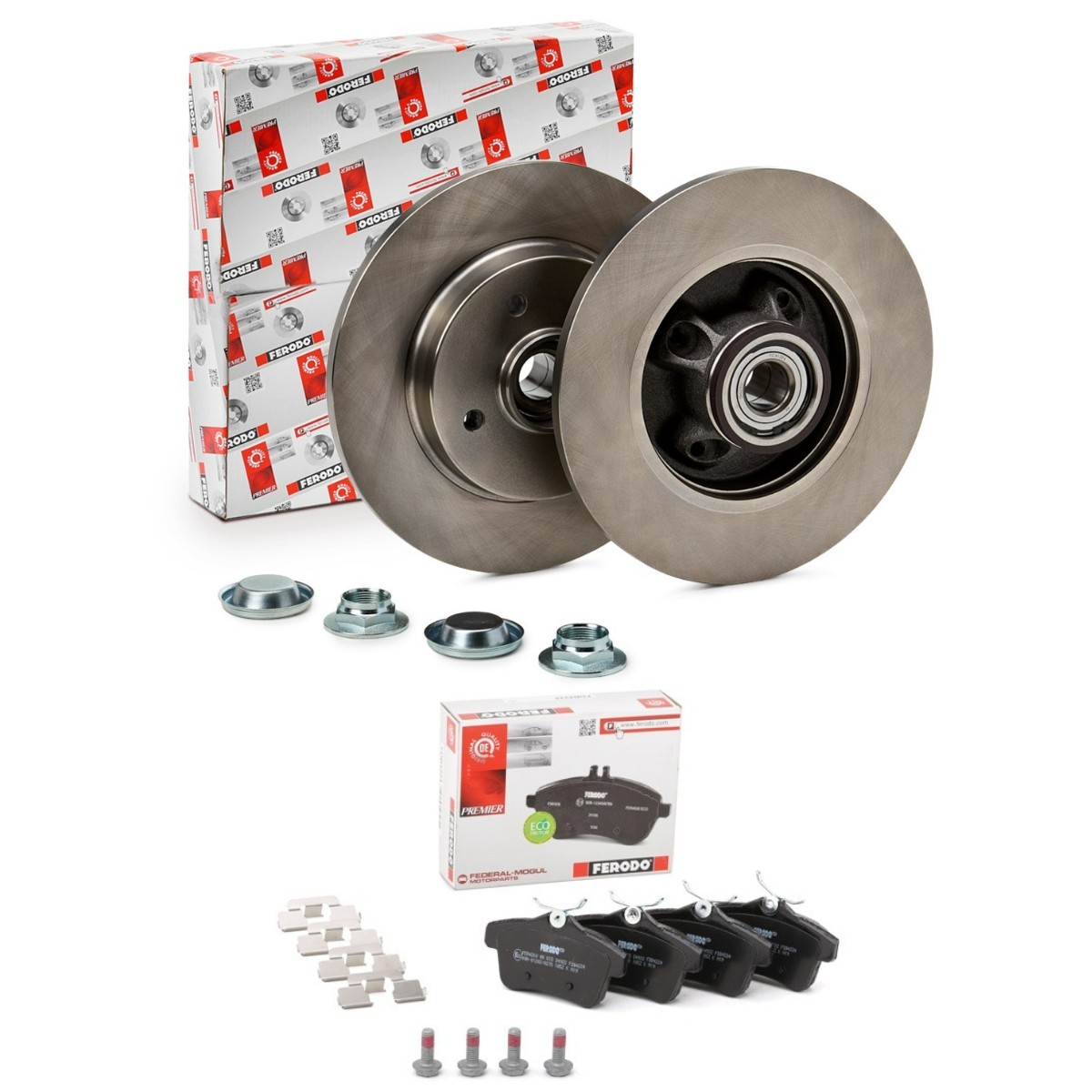 Bremseskiver og klodser FERODO FRD3405N0055 FERODO FRD3405N0055 Bremse-kit PEUGEOT 3008 2015