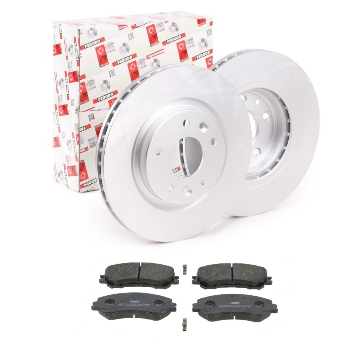 FERODO Bremžu komplekts, Disku bremzes FRD3405N0059 FERODO FRD3405N0059 Bremžu komplekts Renault Koleos 2 par izdevīgu cenu