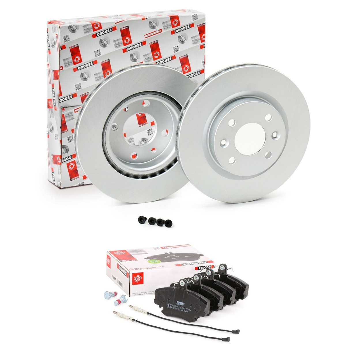 Σετ φρένων, δισκόφρενα FERODO FRD3405N0067 FERODO FRD3405N0067 Σετ φρένων τακακια και δισκοπλακες RENAULT CLIO 1999