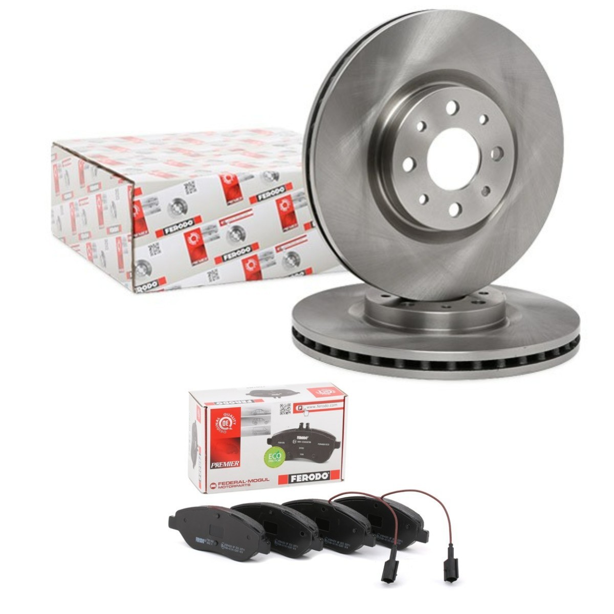 Remschijven en blokken FERODO FRD3405N0081 FERODO FRD3405N0081 Remmenset CHRYSLER PT CRUISER 2000