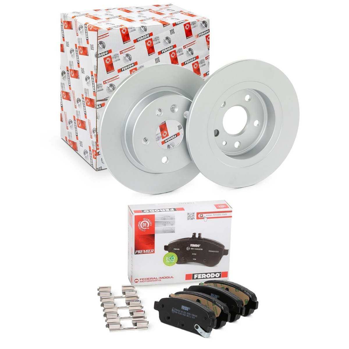 FERODO Kit de travões FRD3405N0087 FERODO Kit de pastilhas de travão e disco HYUNDAI FRD3405N0087