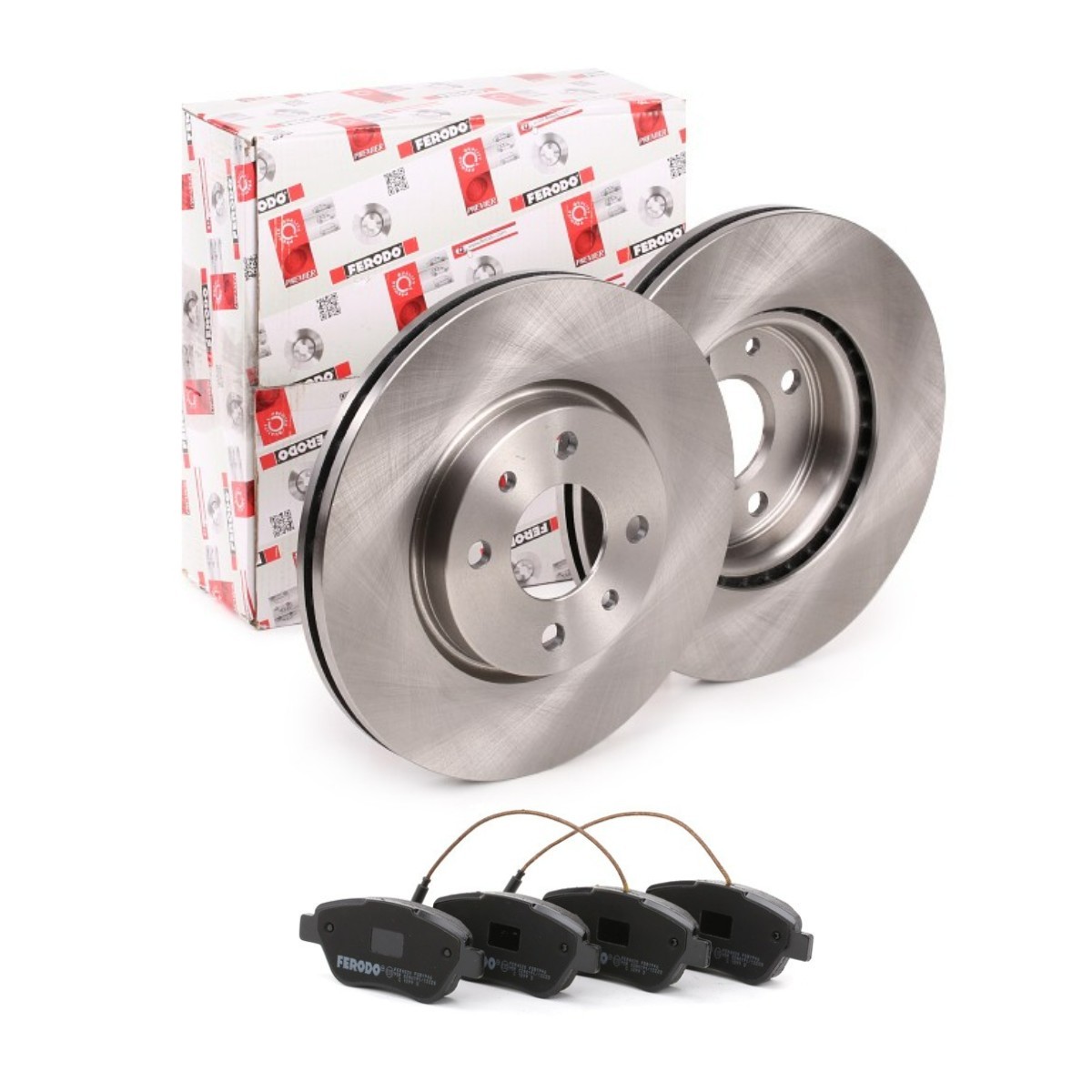FERODO Kit de travões FRD3405N0089 FERODO FRD3405N0089 Kit de pastilhas de travão e disco FIAT LINEA originais