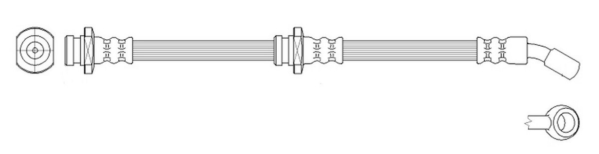 K&K Flexible de frein FT0081 K&K FT0081 Flexible de frein Suzuki Baleno Break d'origine prix