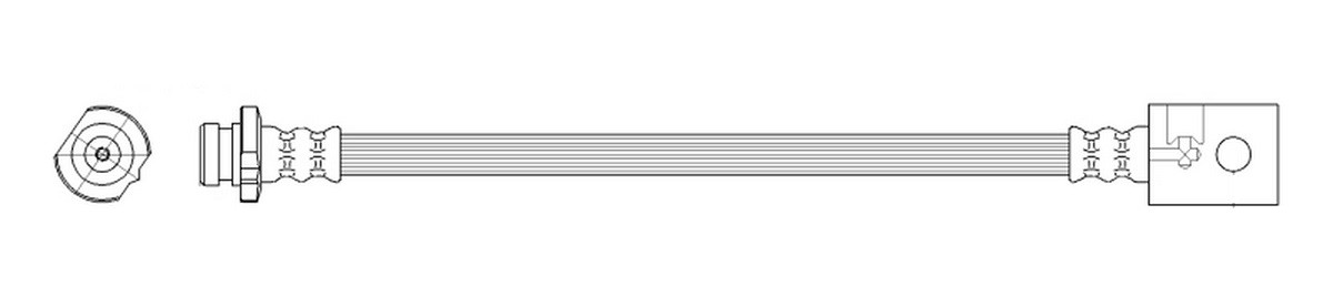 K&K Ελαστικός σωλήνας φρένων FT0399 K&K FT0399 Ελαστικός σωλήνας φρένων Nissan 350z Coupe σε χαμηλές τιμές