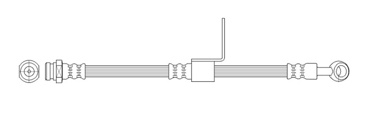 Flexible de frein K&K FT0430 K&K FT0430 Durite de frein HYUNDAI COUPE 2000