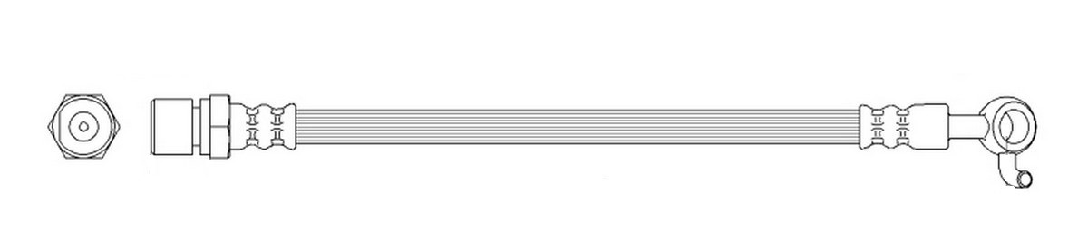 K&K Brzdová hadica FT0633 K&K FT0633 Brzdové hadice Evanda Sedan cena