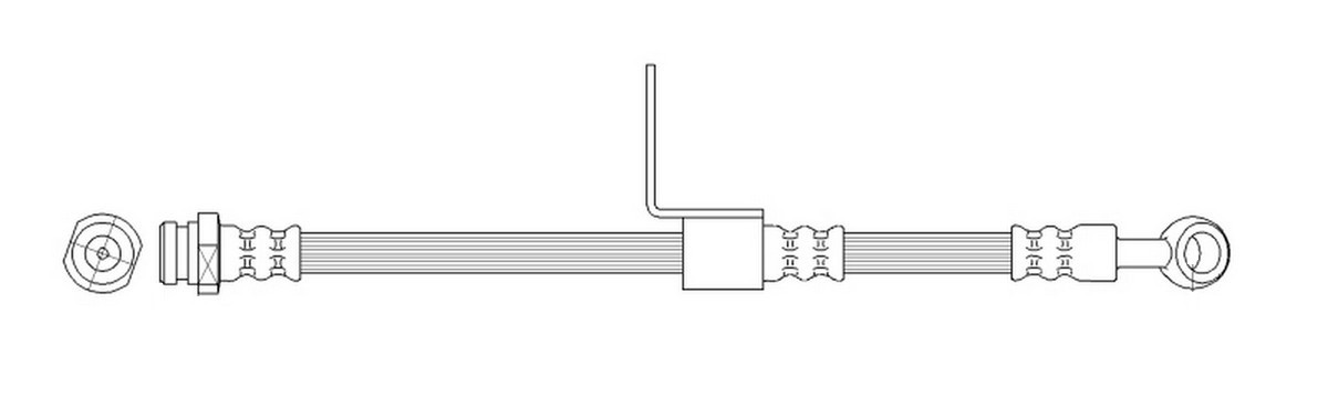Pidurivoolik K&K FT0662 K&K FT0662: Pidurivoolik Hyundai COUPE 2001