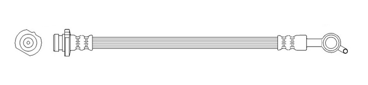 K&K Bremseslange FT0850 K&K FT0850 Bremseslange Renault KOLEOS originale