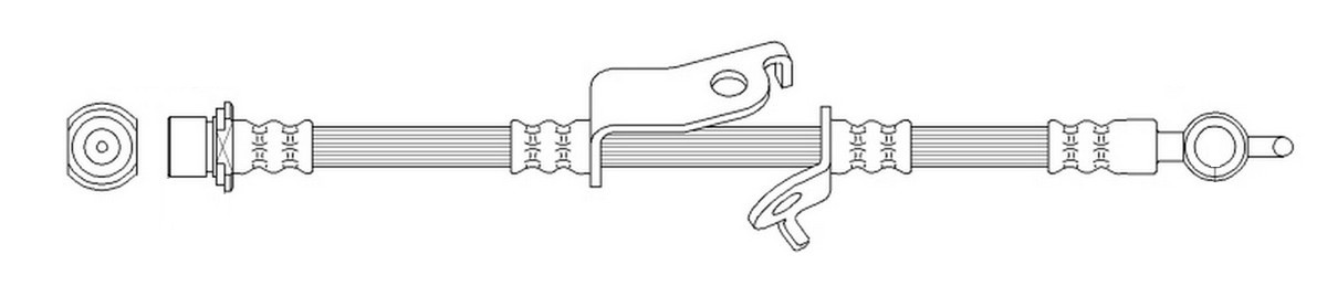 K&K Tubo flexível de travão FT0984 K&K FT0984 Mangueira de travão Toyota Avensis T27 Carrinha baratos