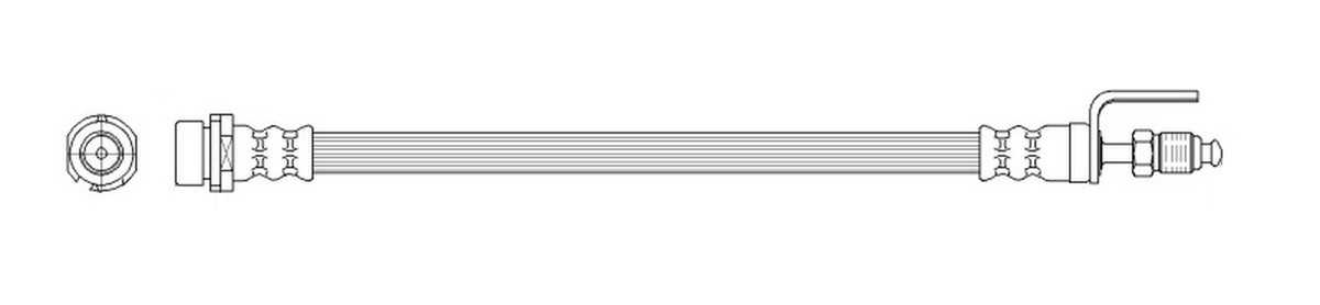 K&K Brzdová hadica FT1334 K&K FT1334 Brzdová hadica