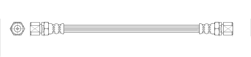 K&K Tubo flexível de travão FT1948 K&K FT1948 Flexível de travão Kadett D Hatchback preço