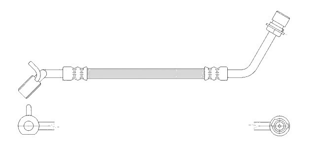 K&K Jarruletku FT2340 Transit Mk3 Van (VE6) jarruletku K&K FT2340
