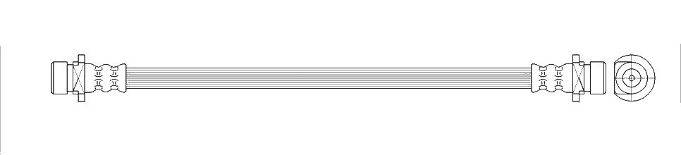 K&K Bremseslange FT5153 K&K FT5153 originale Bremseslange Honda Concerto HW hva koster