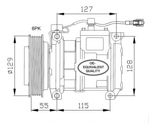 NRF Klimakompressor 32093 NRF 32093 originale RAM 2500 AC kompressor hvad koster