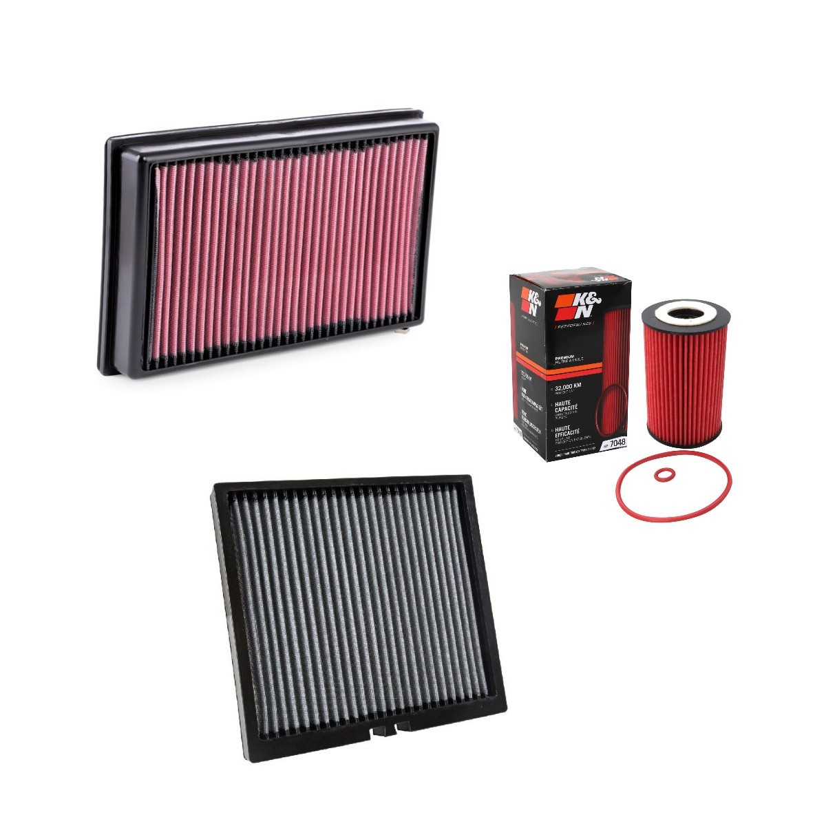 K&N Filters Filter-komplekt KNF4055N0022 K&N Filters KNF4055N0022 Filter-komplekt VW T Roc A11 originaal hind