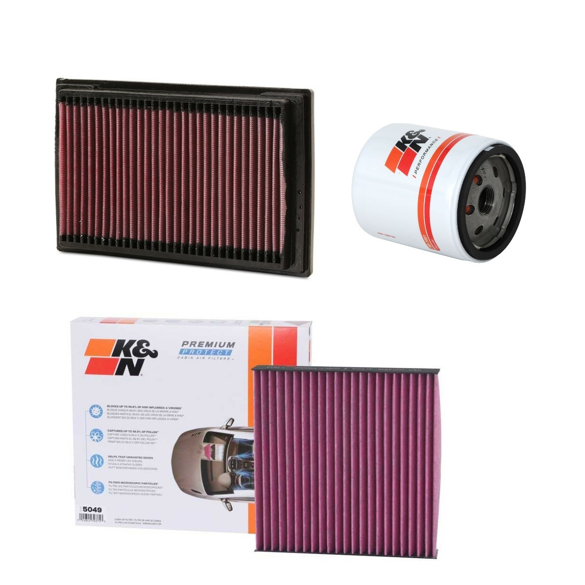 K&N Filters Kit de filtres KNF4055N0025 K&N Filters KNF4055N0025 d'origine Kit de filtres Vitara II SUV Cabriolet (ET) coût