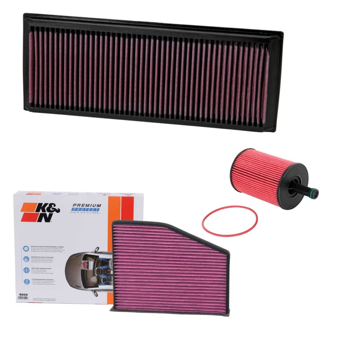 K&N Filters Kit de filtres KNF4055N0027 Kit de filtres K&N Filters LEON KNF4055N0027 pas cher