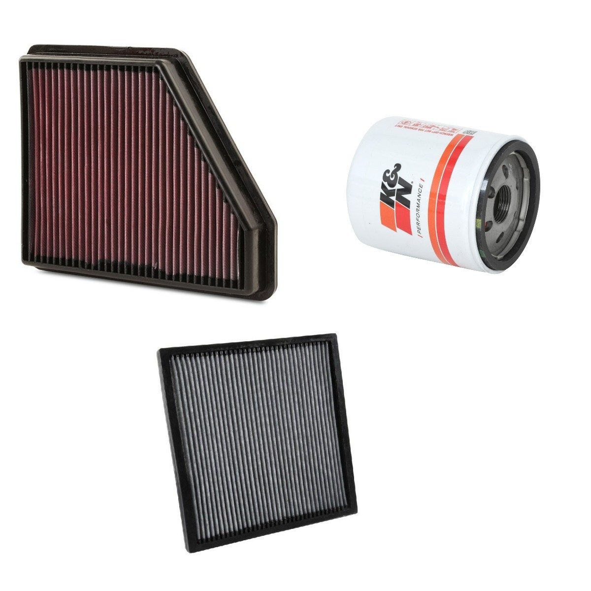 K&N Filters Filtersett KNF4055N0038 K&N Filters KNF4055N0038 Filtrere CHEVROLET CAMARO 2014