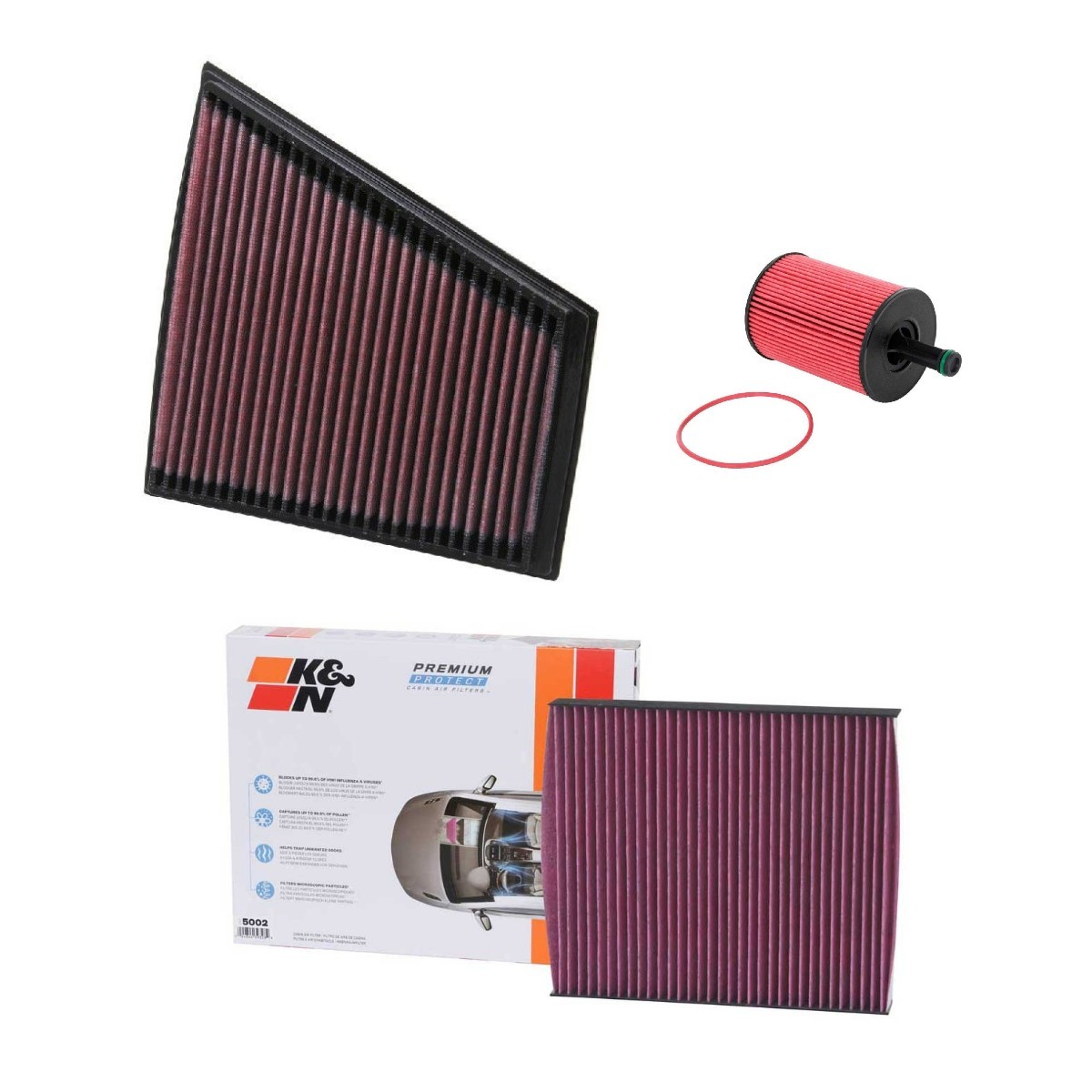 K&N Filters Filterset KNF4055N0043 KNF4055N0043 K&N Filters Filter-Satz JEEP Kosten