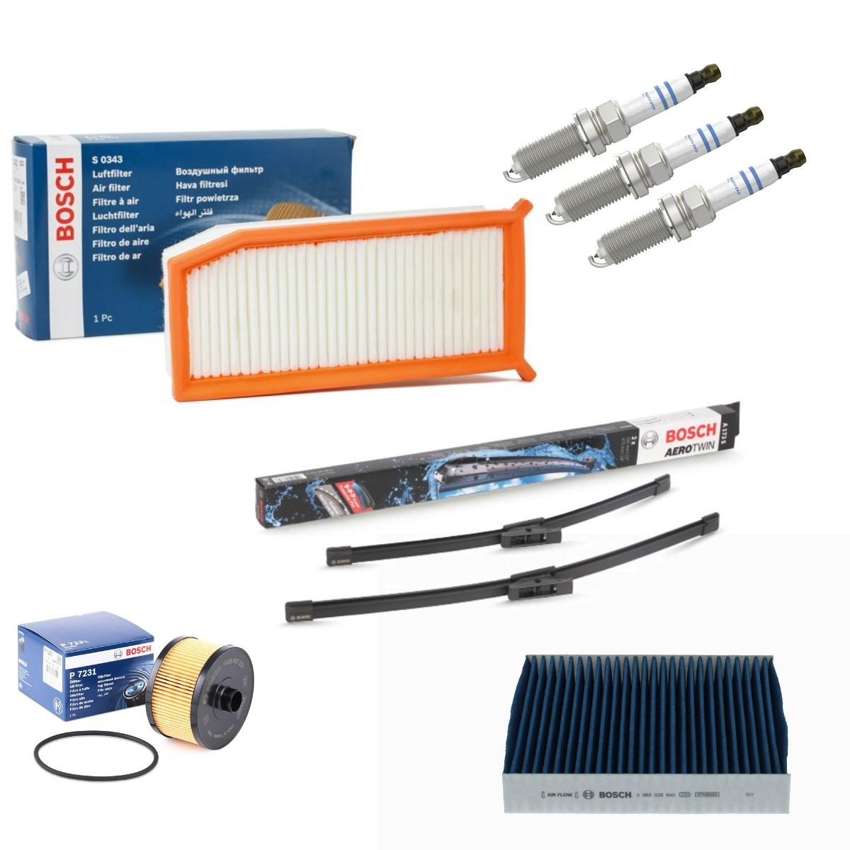 BOSCH Kit tagliando BSH4682SK050 BOSCH BSH4682SK050 Kit filtri Dacia Dokker Station Wagon originale prezzo