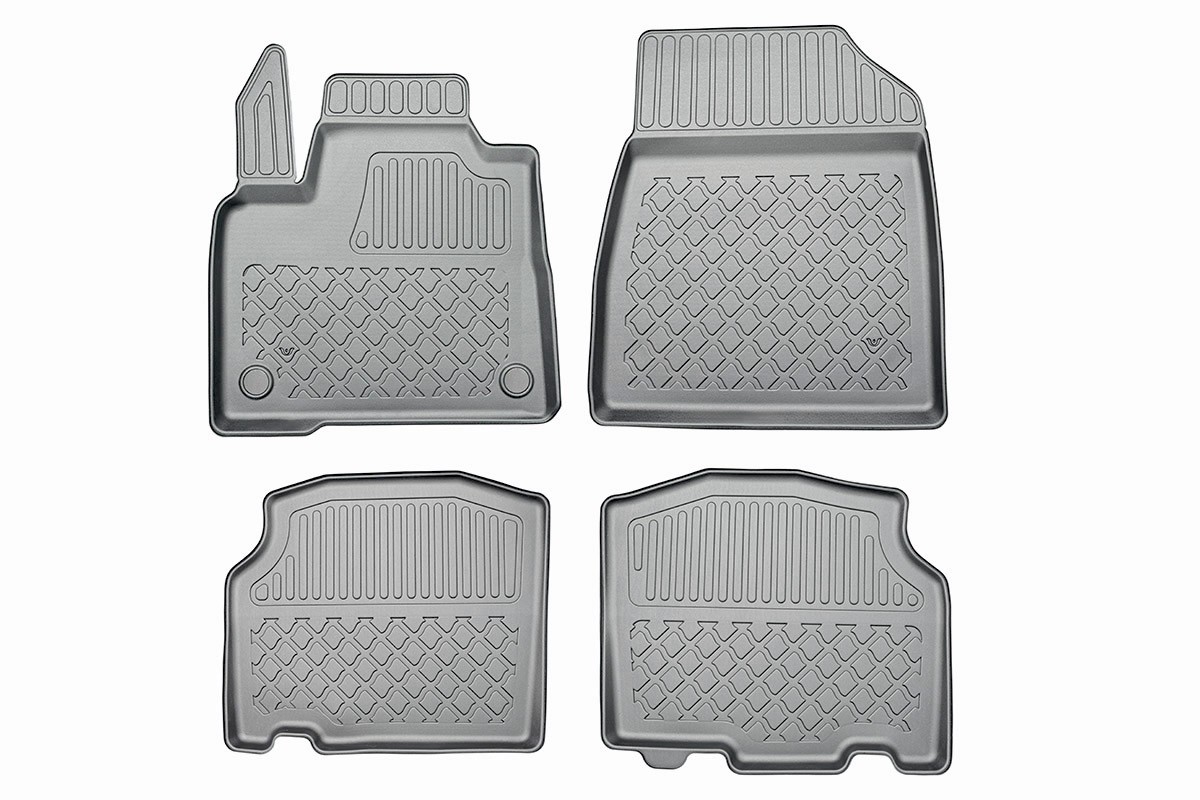 Guardliner Bilmåtter TPE (termoplastisk elastomer), foran og bagved, sort, Skrædderlavet Guardliner 604009 Bilmåtter TPE (termoplastisk elastomer), foran og bagved, sort, Skrædderlavet NISSAN Townstar MPV (XFK) Electric 122 HK tilbehør