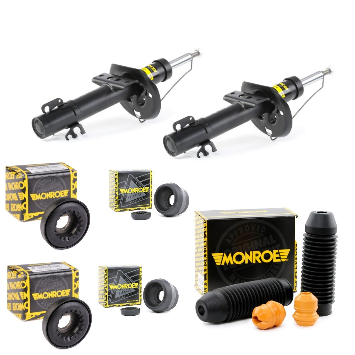 MONROE Stoßdämpfer-Set MNE1185N0007 MNE1185N0007 MONROE Polo 6C Gewindefahrwerk kaufen