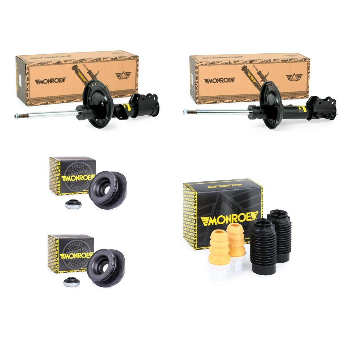 MONROE Balstiekārtas komplekts, Amortizatori MNE1185N0012 MONROE MNE1185N0012 orģinālās Atsperu un piekares amortizatoru komplekts CITROЁN DS4 cena