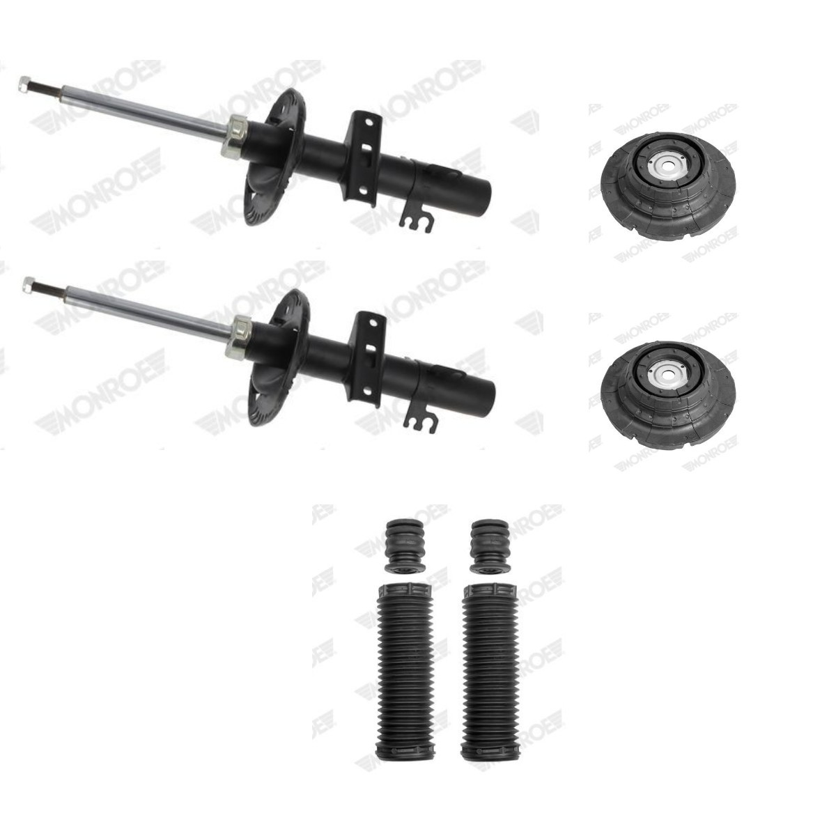 Fjærsett, støtdemper MONROE MNE1185N0015 MONROE MNE1185N0015 Sport kit fjærsett dempere VW TRANSPORTER 2021