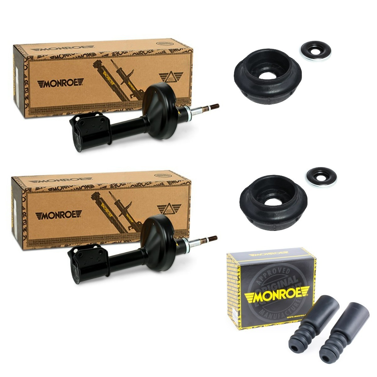 MONROE Fjærsett, støtdemper MNE1185N0016 MONROE MNE1185N0016 Sport kit fjærsett dempere Renault Clio 3 Van billige