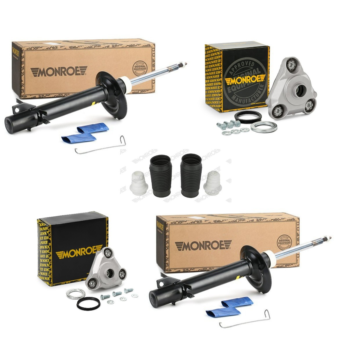 MONROE Kit de suspensão, amortecedores MNE1185N0026 MONROE MNE1185N0026 Kit de suspensão molas amortecedores PEUGEOT Partner II Camião de plataforma/Chassis baratos