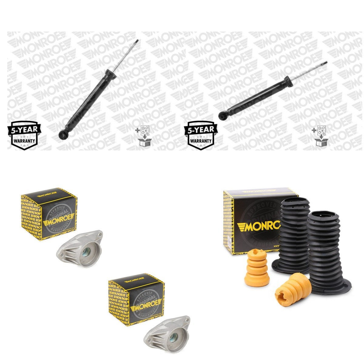 MONROE Æassiikomplekt, amordid MNE1185N0032 MONROE MNE1185N0032 originaal Æassiikomplekt vedrud pehmendus BMW F32 hind