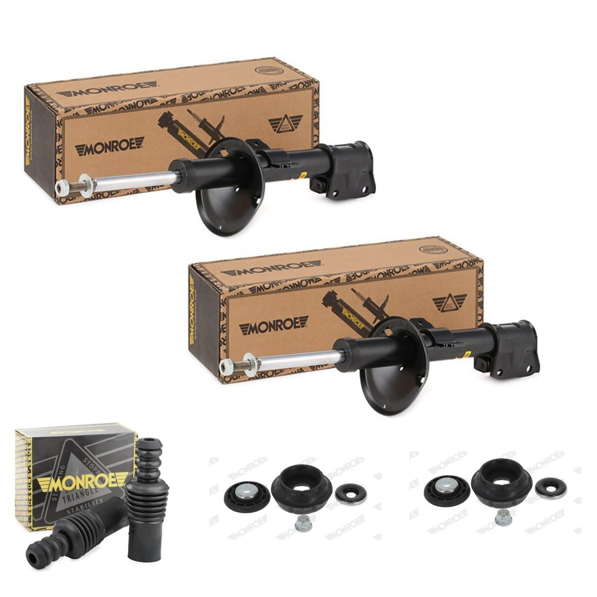 Σετ ανάρτησης, αμορτισέρ MONROE MNE1185N0038 MONROE MNE1185N0038 Σετ αμορτισέρ ελατήρια DACIA LOGAN 2010