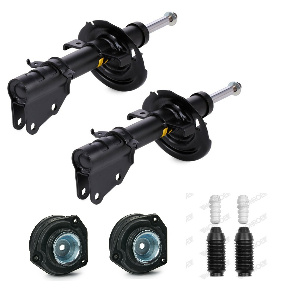 MONROE Suspension kit, shock absorbers MNE1185N0041 MONROE MNE1185N0041 RENAULT Clio IV Estate Van (KH) suspension kit replacement