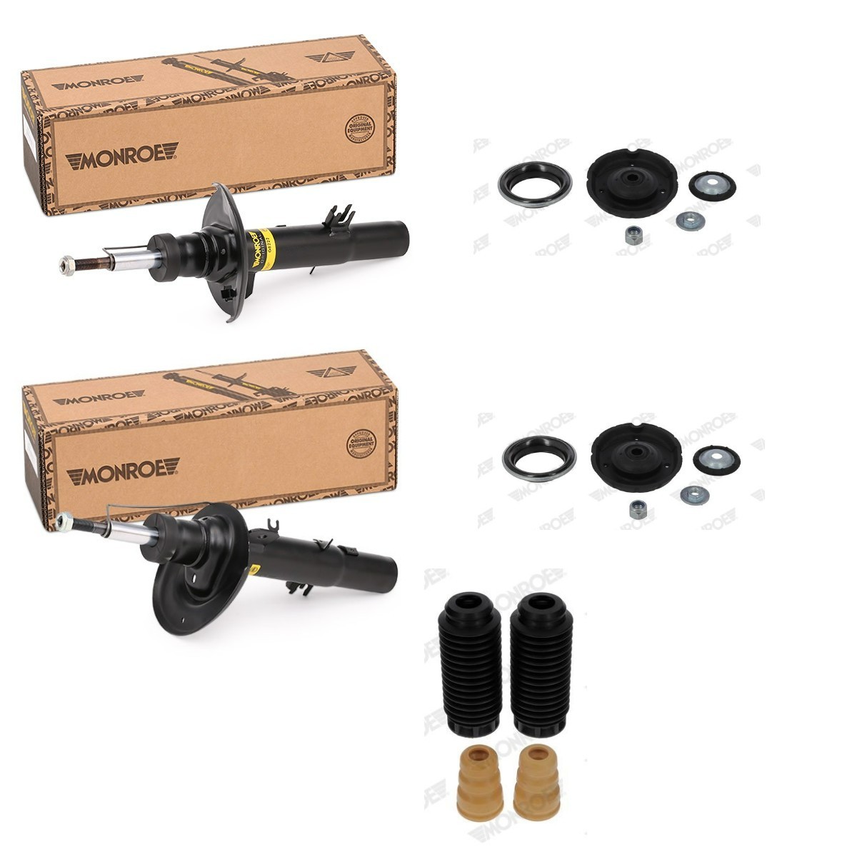 MONROE Balstiekārtas komplekts, Amortizatori MNE1185N0054 MONROE MNE1185N0054 Balstiekārtas komplekts, Amortizatori PEUGEOT 208 I Hatchback (CA_, CC_) 1.6 GT Turbo Flex 173 ZS 2019