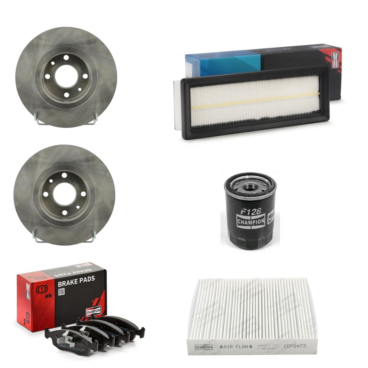 CHAMPION Servicepakke CMP4682SK005 CHAMPION CMP4682SK005 Filtersett MERCEDES-BENZ C-Klasse hva koster