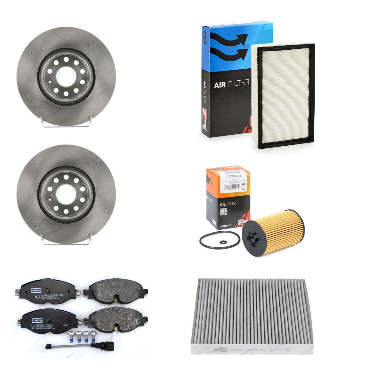 CHAMPION Service kit CMP4682SK011 CHAMPION CMP4682SK011 genuine Seat Leon 5f1 service kit price